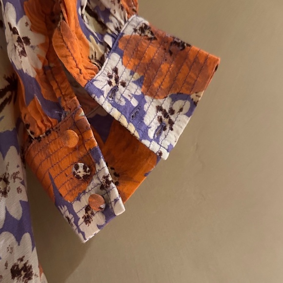 Free People Sugar Crush Mini Cobalt Dress / Combo Floral NWT - Picture 6 of 6